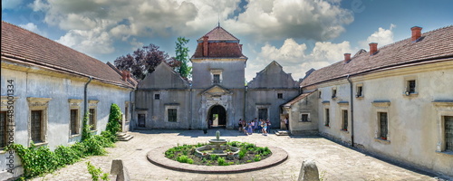 Svirzh Castle in Lviv region of Ukraine photo