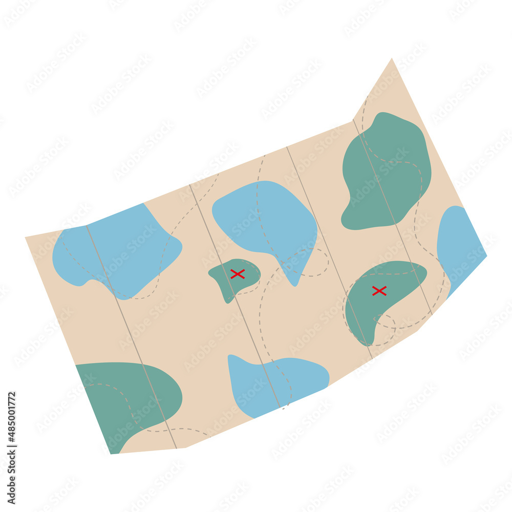 Travel map on a white background for web design Travel map on a white background for web design