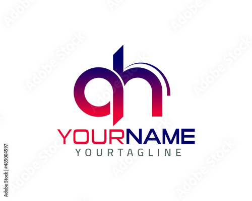 Letters QH or HQ Logo template ,fully vector and customized logo design