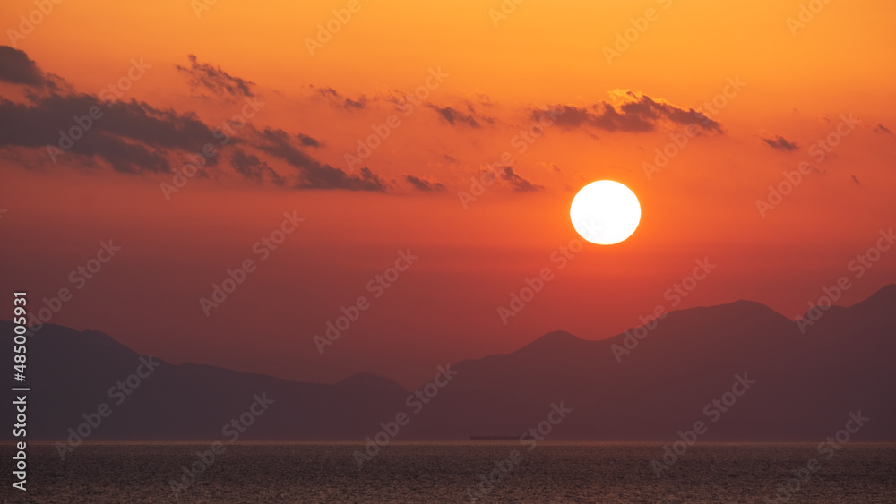 sunset in Kalamata