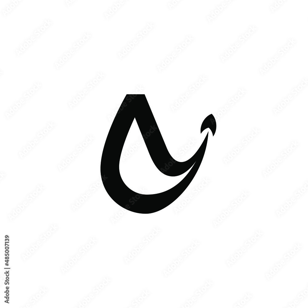 Letter A rocket spaceship launch. Letter a initials logo design Letter A rocket spaceship launch. Letter a initials logo design