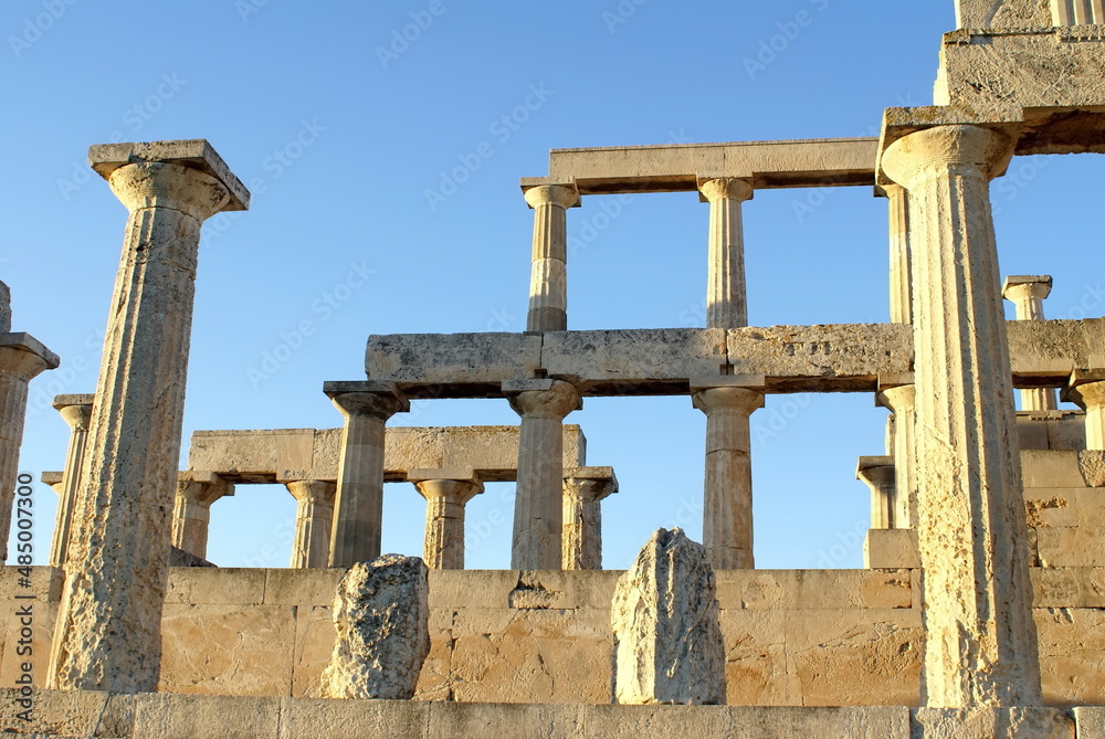 Temple of Aphaia in Aegina, Greece Temple of Aphaia in Aegina, Greece