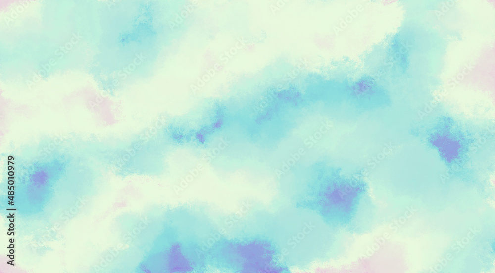 Colored digital watercolor background for your design