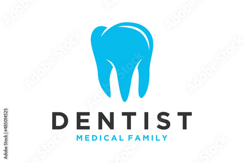Tooth Teeth Dentist Dental Logo design Medical Clinic
