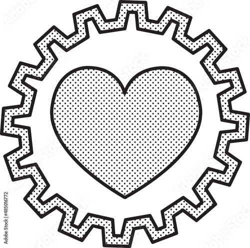 Heart icon sign symbol design