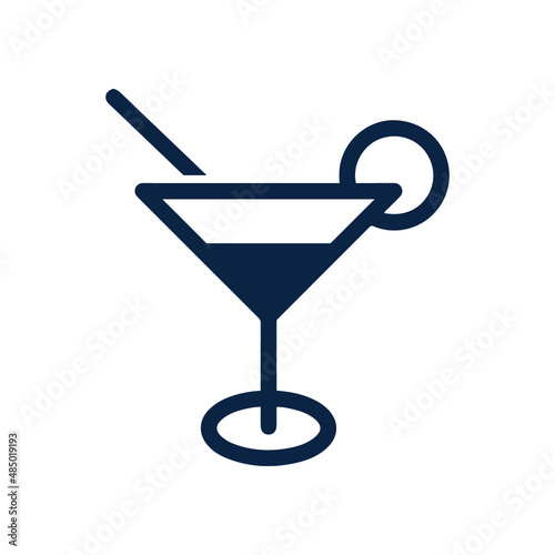 Cocktail  drink or mojito icon