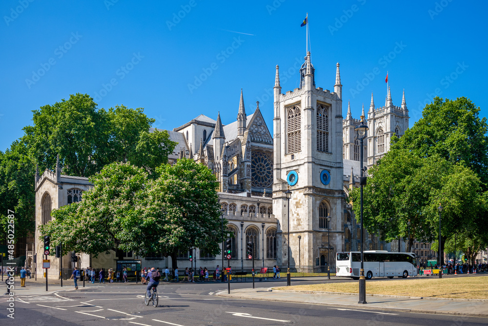 Obraz premium Westminster Abbey in london, england, uk