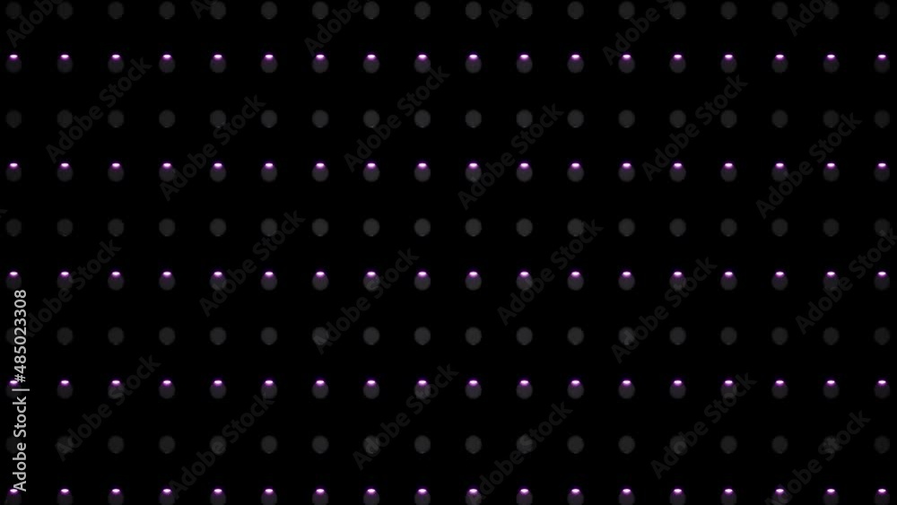 Glowing Purple Circle Dot VJ Light Background