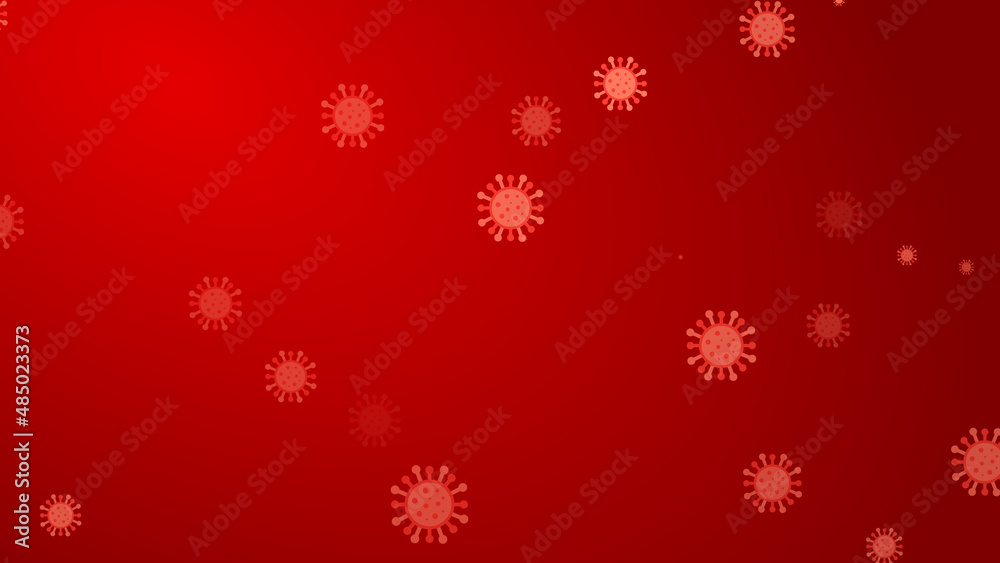 Coronavirus red pattern banner background. Abstract healthcare Illustrations concept COVID-19. Coronavirus red pattern banner background. Abstract healthcare Illustrations concept COVID-19.