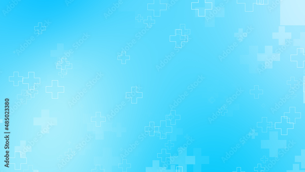 Abstract medical health blue cross pattern background. Abstract medical health blue cross pattern background.