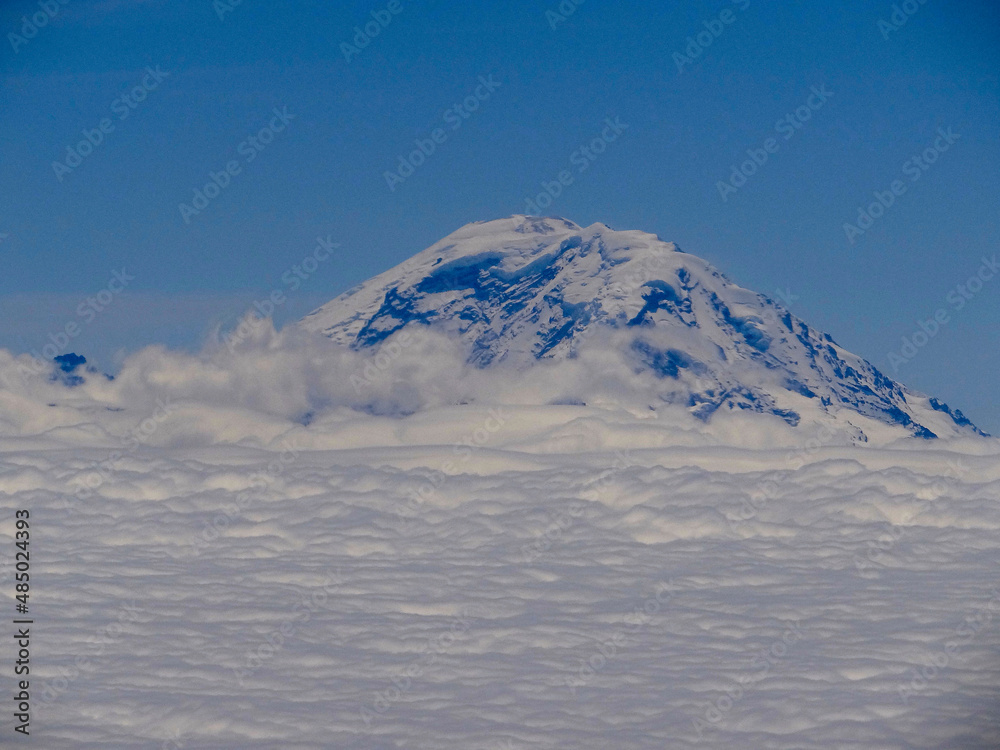 Mt. Rainier above the clouds