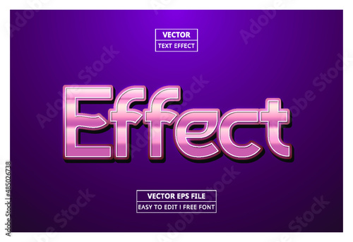 Text effect effect