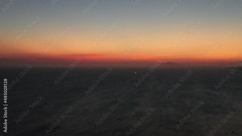 Binh Thuan, Vietnam Dec 2021 4k Aerial video of Mui ne beach during sunset Binh Thuan, Vietnam Dec 2021 4k Aerial video of Mui ne beach during sunset