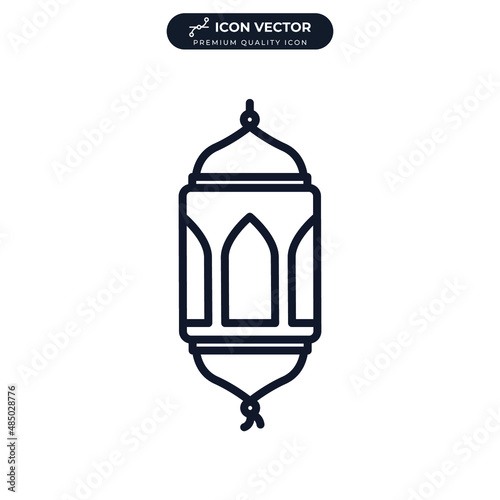 Wallpaper Mural Ramadan vintage lantern icon symbol template for graphic and web design collection logo vector illustration Torontodigital.ca