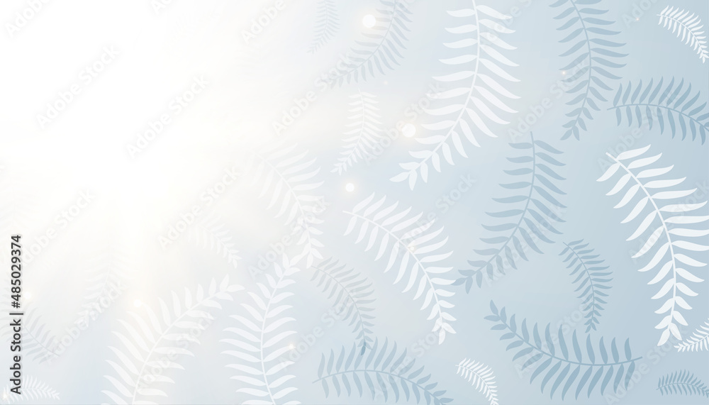 leaves pattern white background design