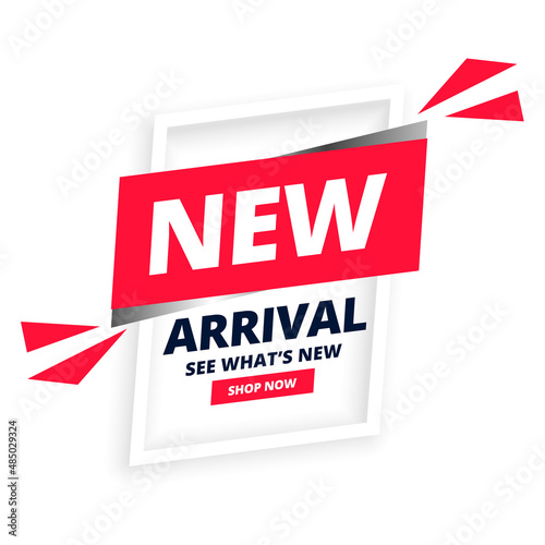 new arrival collection modern banner design