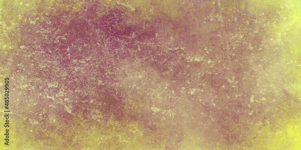 Abstract background Purple golden,purple abstract background , with painted grunge background adn texture old cracked wall in colorful pastel tone background. Grunge splatter paint colorful abstract.