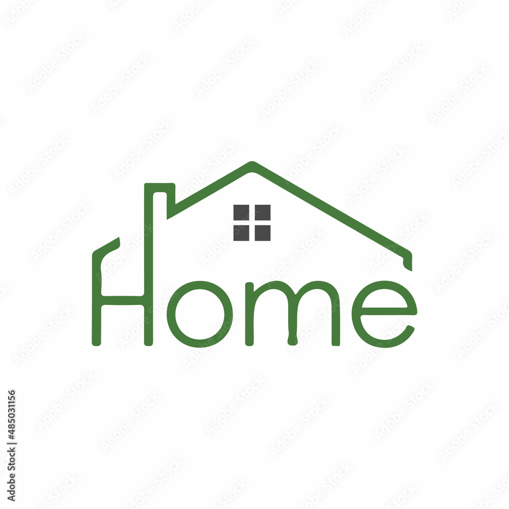 home run with a real estate brokerage logo design