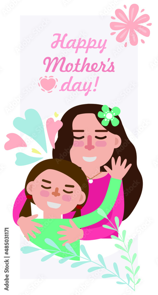 Mother's Day gift illustration for various graphic design and advertising applications Mother's Day gift illustration for various graphic design and advertising applications