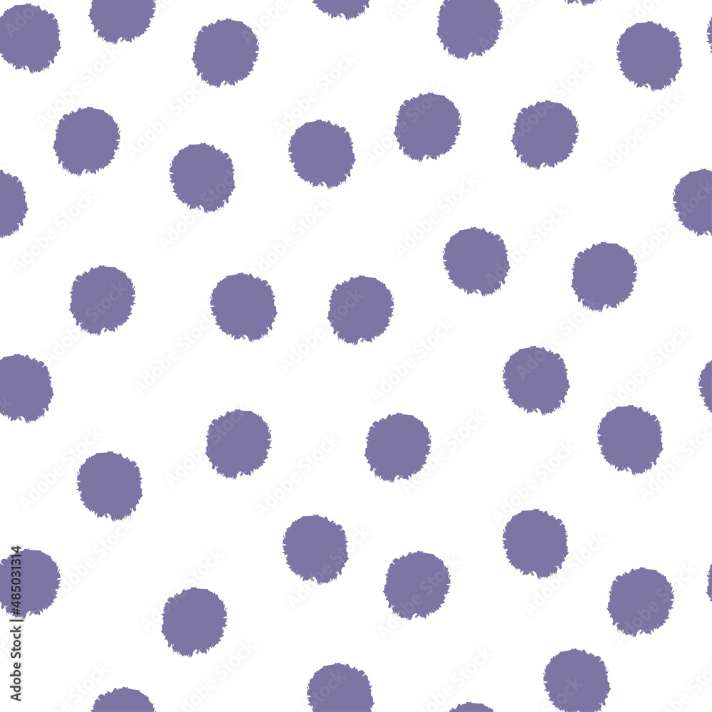 Pom poms of seamless pattern. Hand drawn cute background. Pom poms of seamless pattern. Hand drawn cute background.