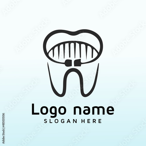 Clean and modern logo for a new orthodontic dental bridge