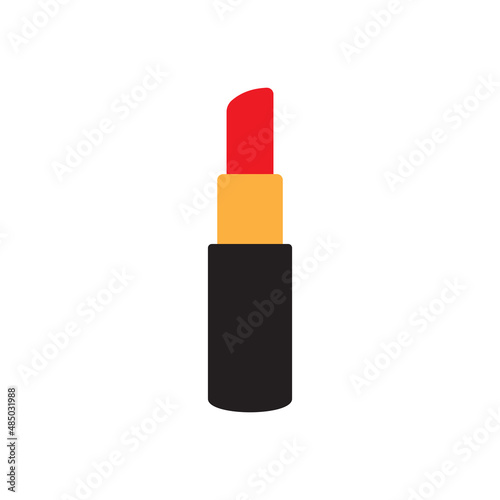lipstick beauty cosmetic makeup icon vector