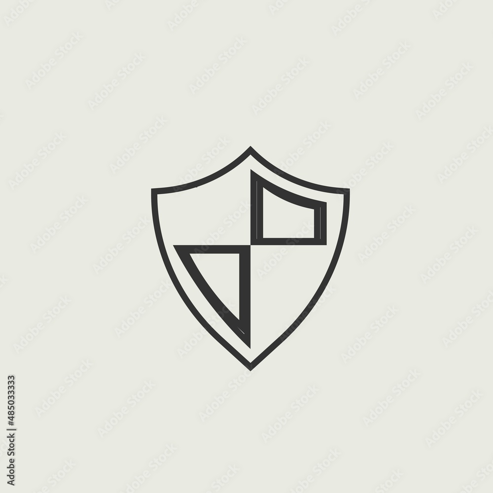 Protection vector icon illustration sign Protection vector icon illustration sign
