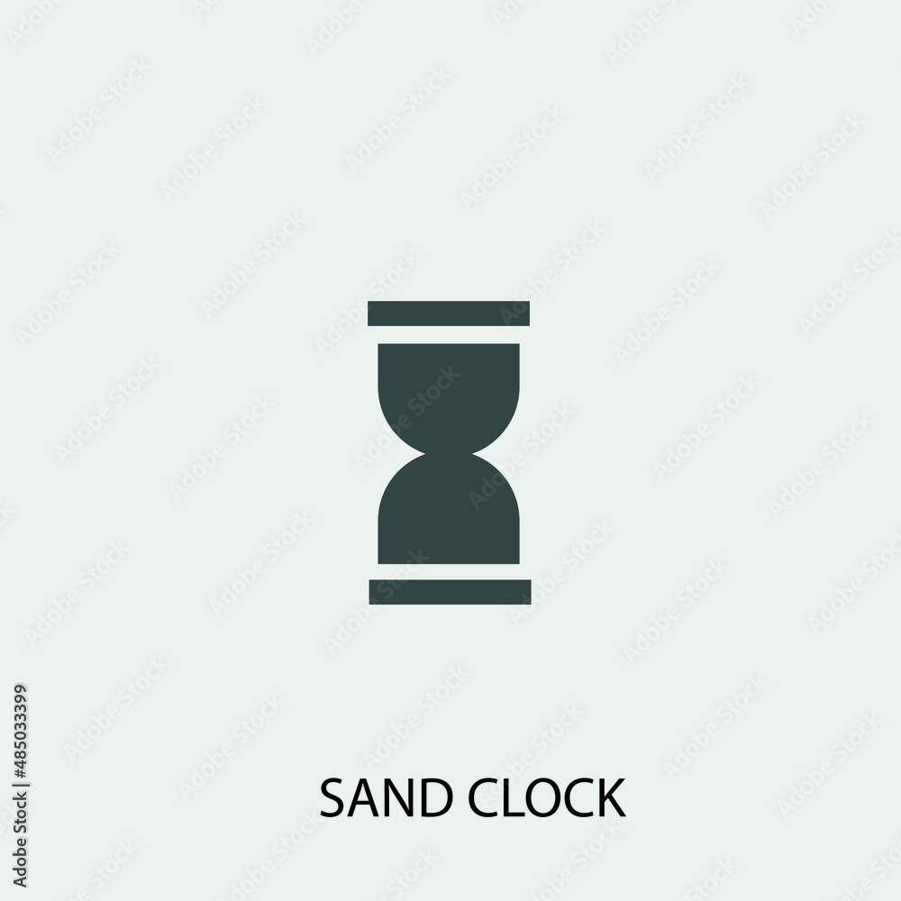 Sand_clock vector icon illustration sign Sand_clock vector icon illustration sign