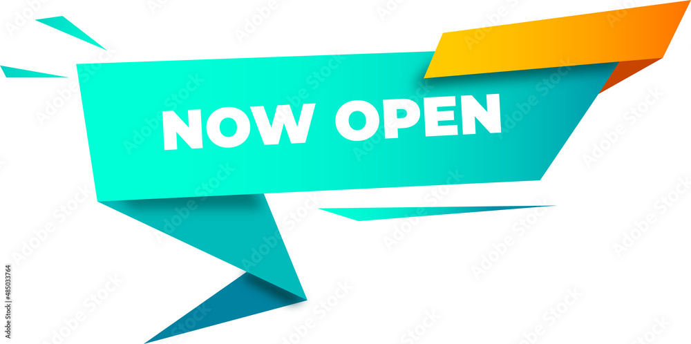 web banner with text for business and shop sale now open web banner with text for business and shop sale now open