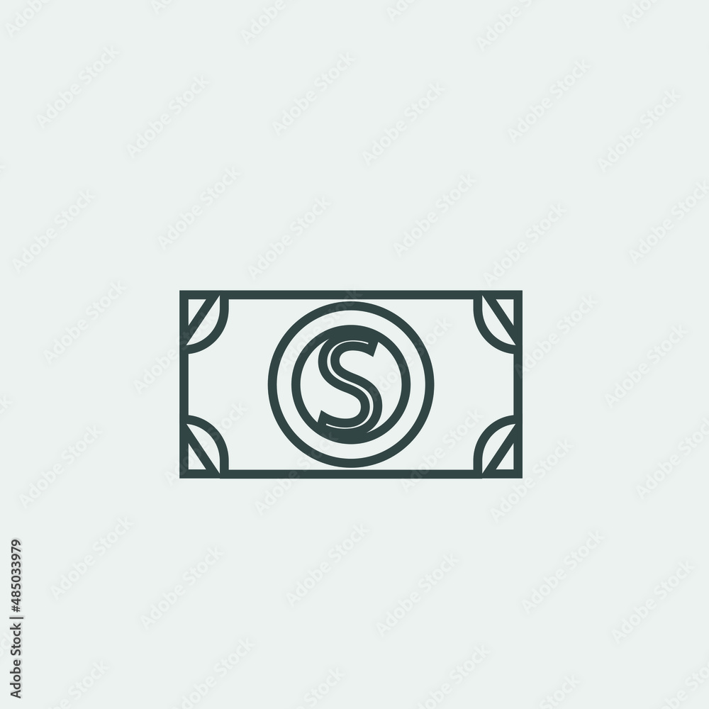 Dollar_symbol vector icon illustration sign Dollar_symbol vector icon illustration sign