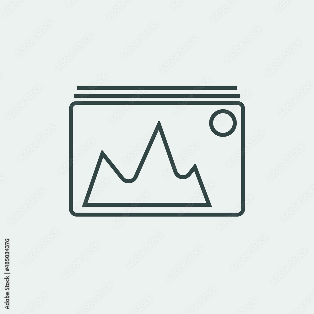 Images vector icon illustration sign Images vector icon illustration sign