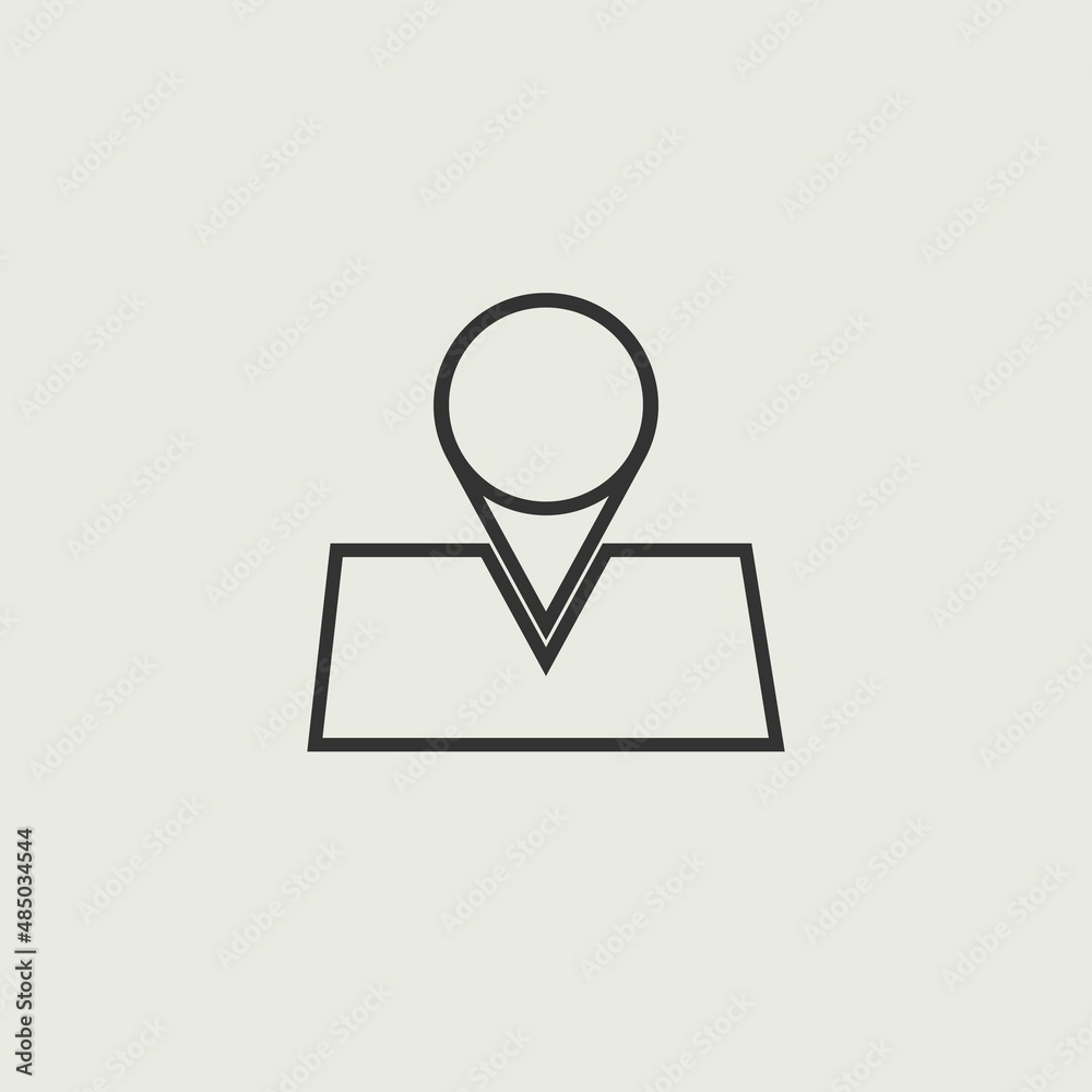 Location_pin vector icon illustration sign Location_pin vector icon illustration sign
