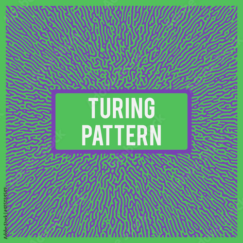 Abstract diffused turing pattern vector