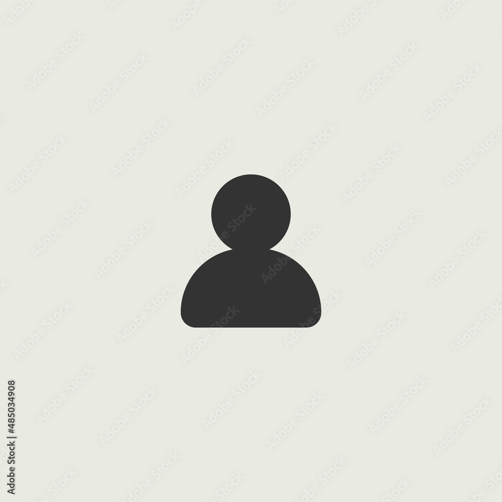 Person vector icon illustration sign Person vector icon illustration sign