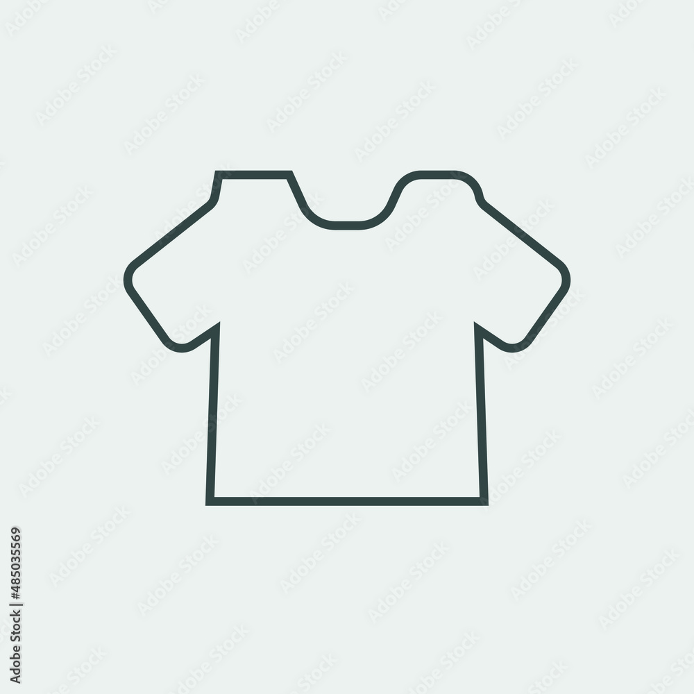 T_shirt vector icon illustration sign T_shirt vector icon illustration sign