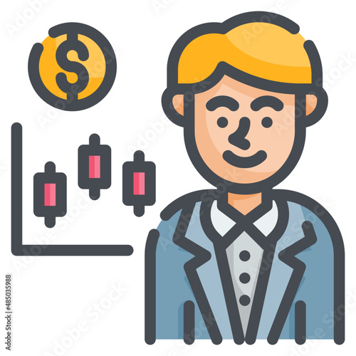 trader line icon