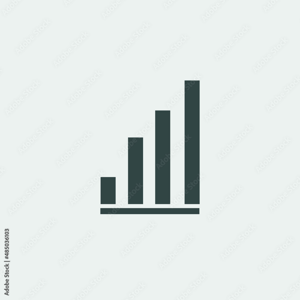 Bar_chart vector icon illustration sign Bar_chart vector icon illustration sign