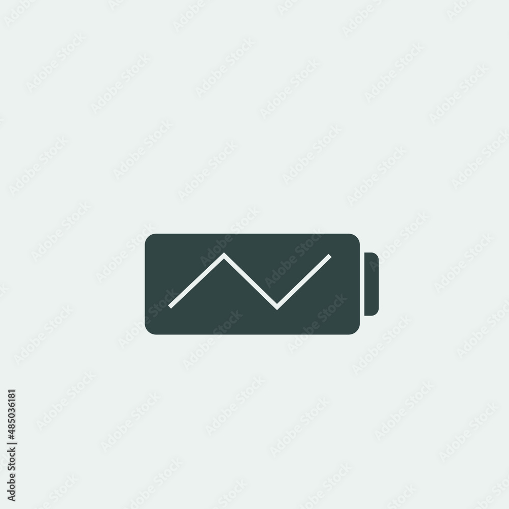 Battery_charging vector icon illustration sign Battery_charging vector icon illustration sign
