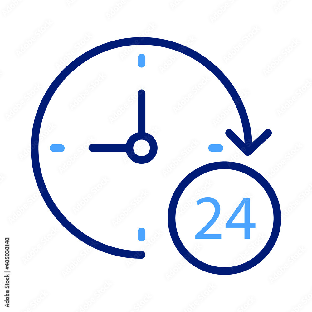 24 Hours Isolated Vector icon which can easily modify or edit
24 Hours Isolated Vector icon which can easily modify or edit