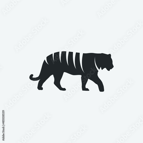 Leopard vector icon illustration sign