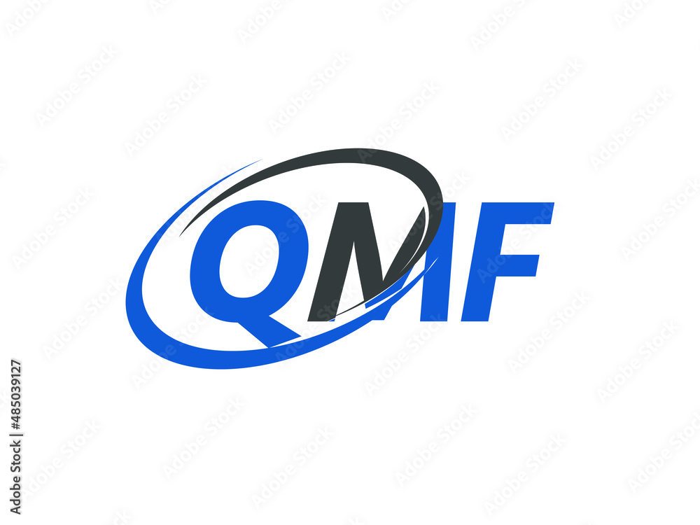 QMF letter creative modern elegant swoosh logo design QMF letter creative modern elegant swoosh logo design