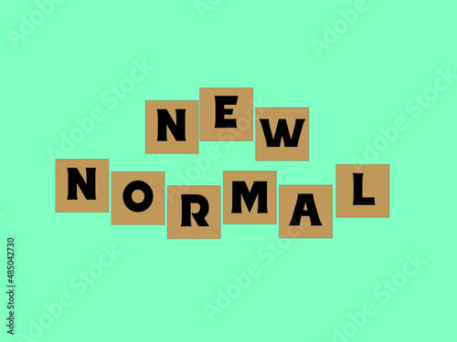 new normal illustration covid-19 , pandemic 