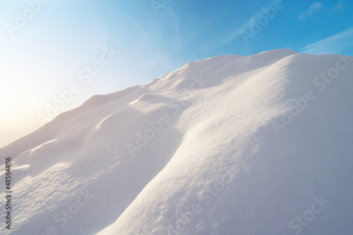 Snow hills at sunrise © GIS