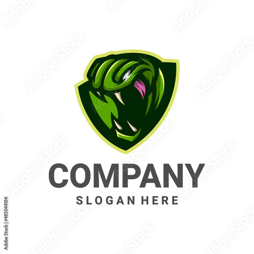 Illustration vector graphic of Head snake, good for logo design