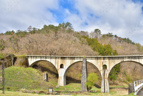 岩手 JR釜石線の宮守川橋梁