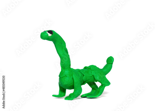 a small green dinosaur