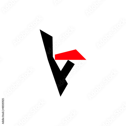 monogram y a letter simple logo