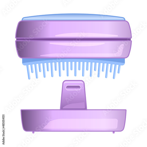 Hair Detangling Brush realistic  isolated white background