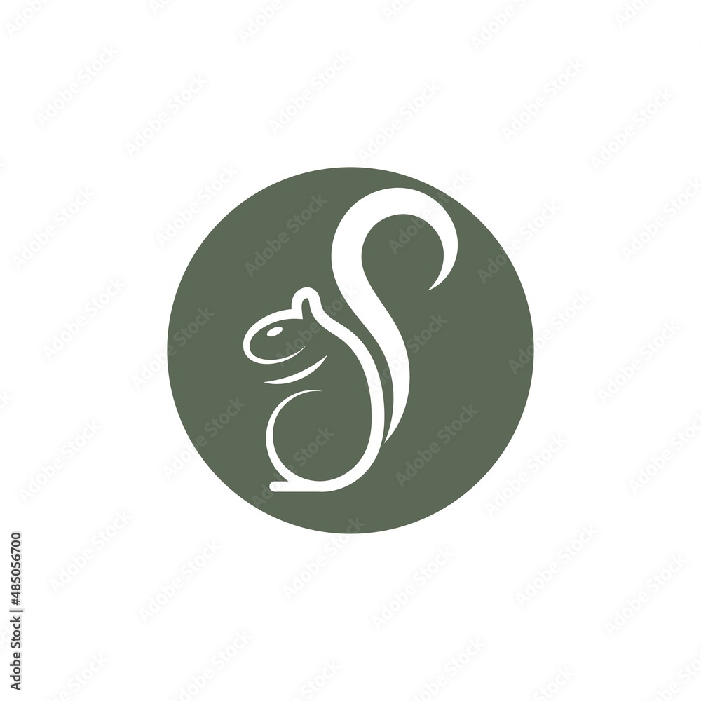 Squirrel symbol illustration vector icon background Squirrel symbol illustration vector icon background