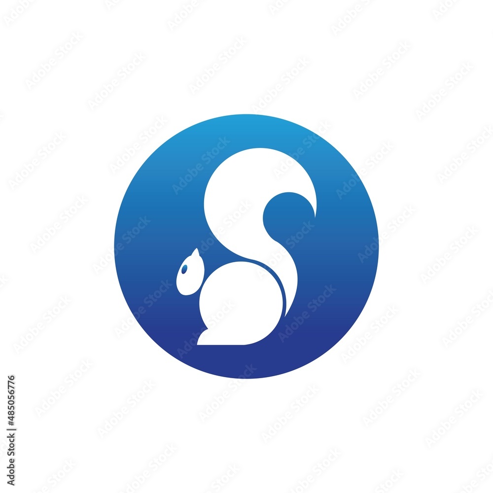 Squirrel symbol illustration vector icon background Squirrel symbol illustration vector icon background